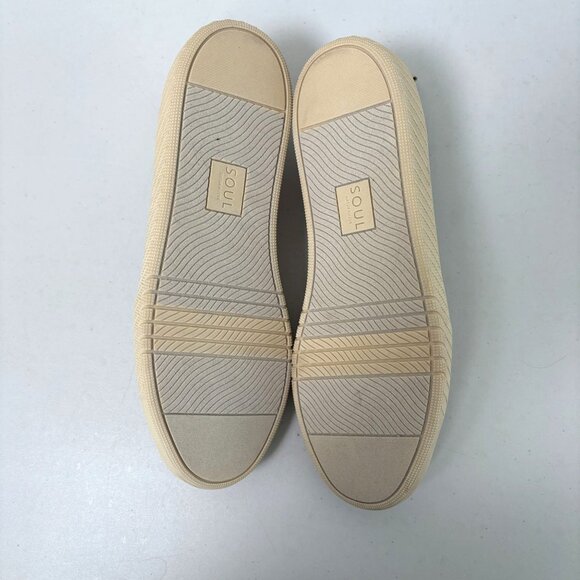 Naturalizer Soul Neela Slip On Ballet Flat Womens 8.5 M Gold Shimmer Shoes - Picture 9 of 9